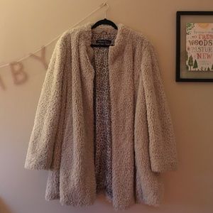 Kenneth Cole 2X Teddy Bear Coat